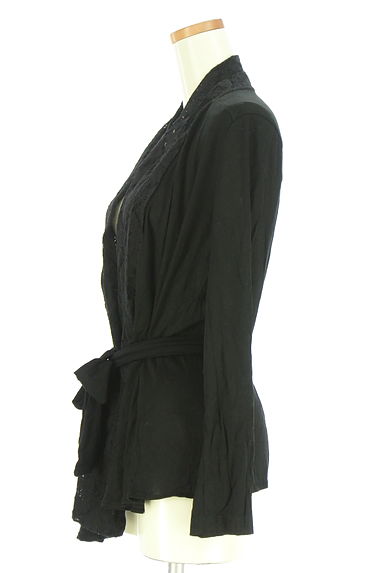 Pinky＆Dianne（ピンキー＆ダイアン）の古着「前立てレースニットカーディガン（カーディガン・ボレロ）」大画像３へ