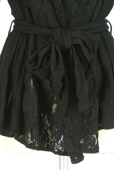 Pinky＆Dianne（ピンキー＆ダイアン）の古着「前立てレースニットカーディガン（カーディガン・ボレロ）」大画像４へ