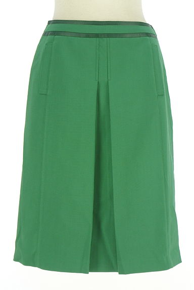 INDIVI（インディヴィ）の古着「膝丈カラーフレアスカート（スカート）」大画像１へ