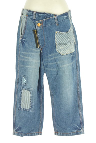 CUBE SUGAR（キューブシュガー）の古着「8分丈デニムパンツ（デニムパンツ）」大画像１へ