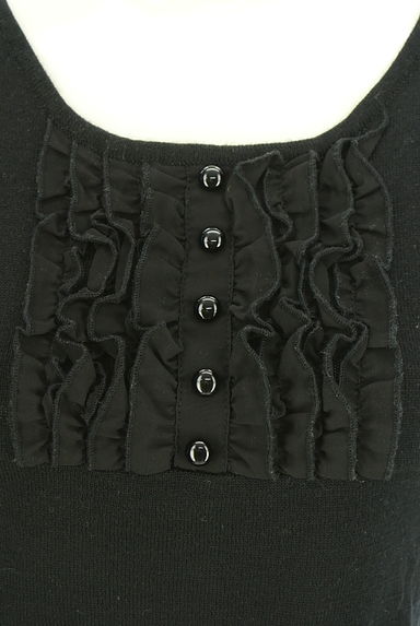 KarL Park Lane（カールパークレーン）の古着「シフォンフリル付きニットトップス（ニット）」大画像４へ