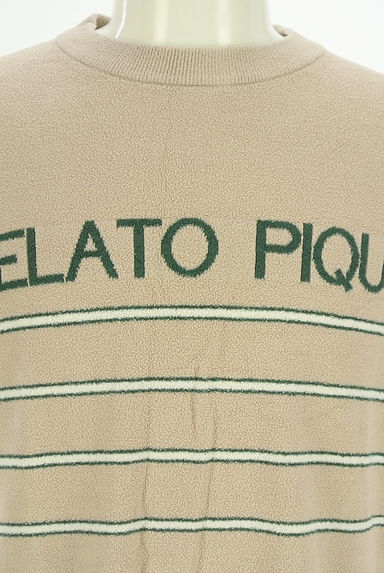 gelato pique（ジェラートピケ）の古着「GELATO PIQUE HOMME ロゴパイルトップス（カットソー・プルオーバー）」大画像４へ