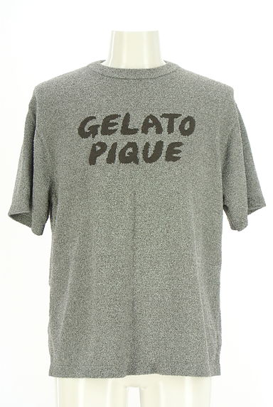 gelato pique（ジェラートピケ）の古着「GELATO PIQUE HOMME ロゴパイルトップス（カットソー・プルオーバー）」大画像１へ