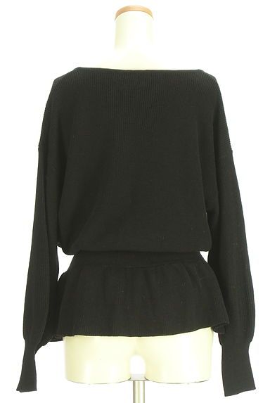 rienda（リエンダ）の古着「キーネックペプラムニット（ニット）」大画像２へ