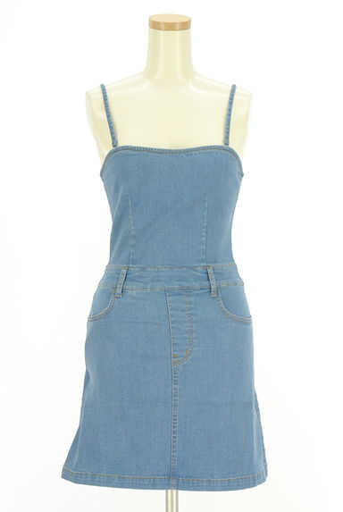 ACLENT（アクレント）の古着「デニムキャミワンピース（キャミワンピース）」大画像１へ