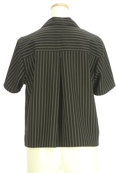 LAGUA GEM（ラグア ジェム）の古着「オープンカラーストライプシャツ（ブラウス）」大画像２へ