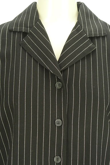 LAGUA GEM（ラグア ジェム）の古着「オープンカラーストライプシャツ（ブラウス）」大画像４へ