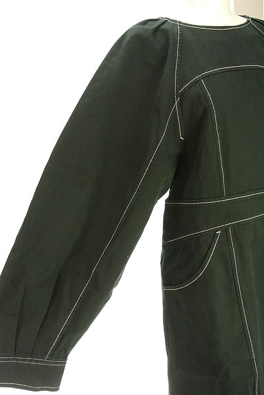 SLY（スライ）の古着「ボリューム袖ステッチ膝上ワンピース（ワンピース・チュニック）」大画像４へ