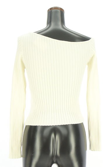 rienda（リエンダ）の古着「アシンメトリーリブニットトップス（ニット）」大画像２へ