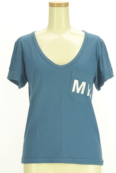 MHL.（エムエイチエル）の古着「ロゴプリントTシャツ（Ｔシャツ）」大画像１へ