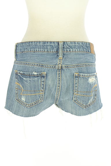 AMERICAN EAGLE（アメリカンイーグル）の古着「ダメージ加工ショートデニムパンツ（ショートパンツ・ハーフパンツ）」大画像２へ