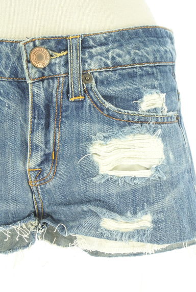 AMERICAN EAGLE（アメリカンイーグル）の古着「ダメージ加工ショートデニムパンツ（ショートパンツ・ハーフパンツ）」大画像４へ
