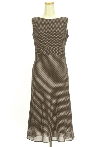 UNTITLED（アンタイトル）の古着「ミモレ丈総柄シフォンワンピース（ワンピース・チュニック）」大画像１へ