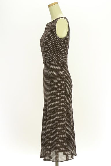 UNTITLED（アンタイトル）の古着「ミモレ丈総柄シフォンワンピース（ワンピース・チュニック）」大画像３へ