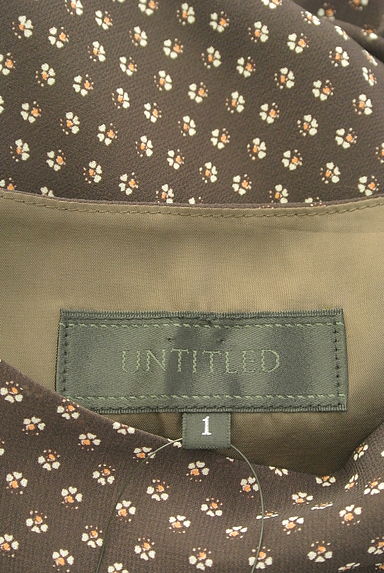 UNTITLED（アンタイトル）の古着「ミモレ丈総柄シフォンワンピース（ワンピース・チュニック）」大画像６へ