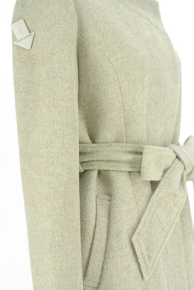 rienda（リエンダ）の古着「リボンベルト付きハイネックコート（コート）」大画像５へ