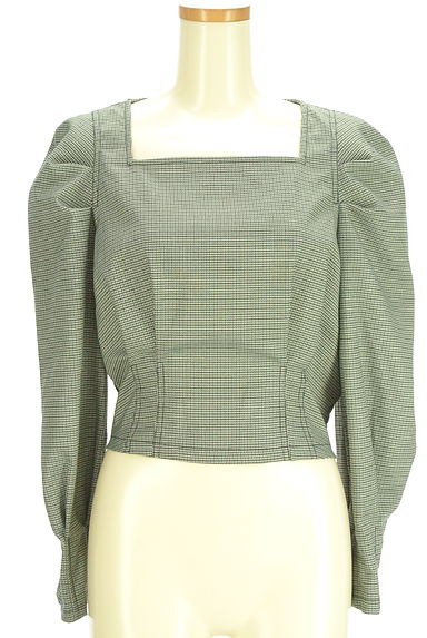 FREE'S MART（フリーズマート）の古着「パワーショルダーショートトップス（カットソー・プルオーバー）」大画像１へ