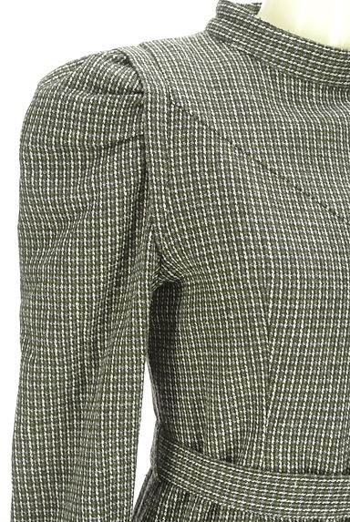 FREE'S MART（フリーズマート）の古着「ベルト付きパワーショルダーミニワンピ（ワンピース・チュニック）」大画像４へ