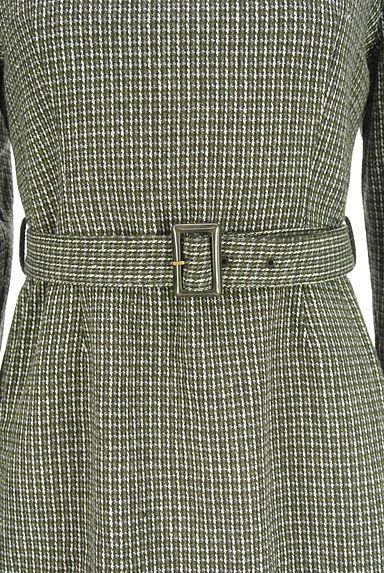 FREE'S MART（フリーズマート）の古着「ベルト付きパワーショルダーミニワンピ（ワンピース・チュニック）」大画像５へ