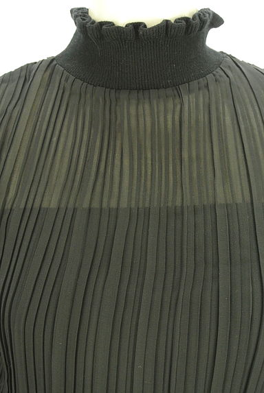 RESEXXY（リゼクシー）の古着「プリーツシフォン×ニットミニワンピース（ワンピース・チュニック）」大画像５へ