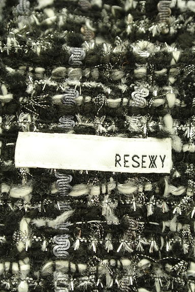 RESEXXY（リゼクシー）の古着「フリンジラメツイードロングコート（コート）」大画像６へ