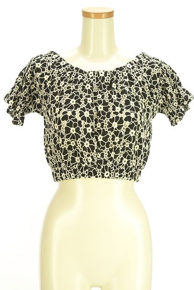 Darich（ダーリッチ）の古着「花刺繍クロップド丈トップス（カットソー・プルオーバー）」大画像１へ