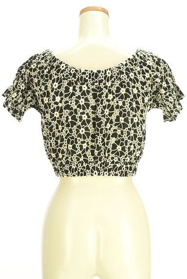 Darich（ダーリッチ）の古着「花刺繍クロップド丈トップス（カットソー・プルオーバー）」大画像２へ