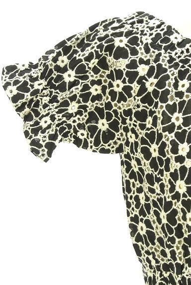 Darich（ダーリッチ）の古着「花刺繍クロップド丈トップス（カットソー・プルオーバー）」大画像４へ