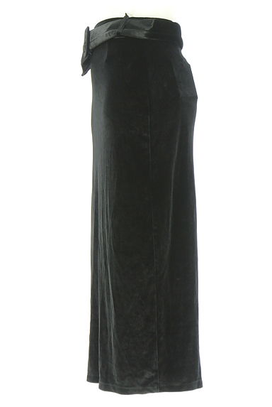 Darich（ダーリッチ）の古着「ベルト付きミモレ丈ベロアタイトスカート（スカート）」大画像３へ