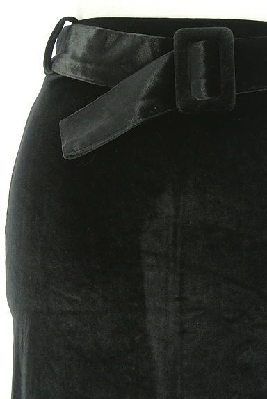 Darich（ダーリッチ）の古着「ベルト付きミモレ丈ベロアタイトスカート（スカート）」大画像４へ