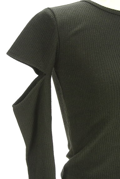 EMODA（エモダ）の古着「カッティングスリーブリブニット（ニット）」大画像４へ