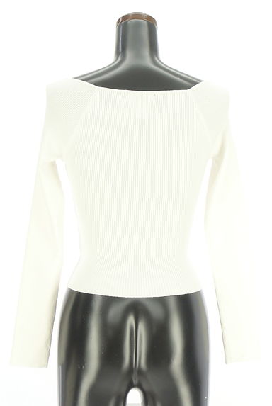 EMODA（エモダ）の古着「ウエスト見せリブニットトップス（ニット）」大画像２へ