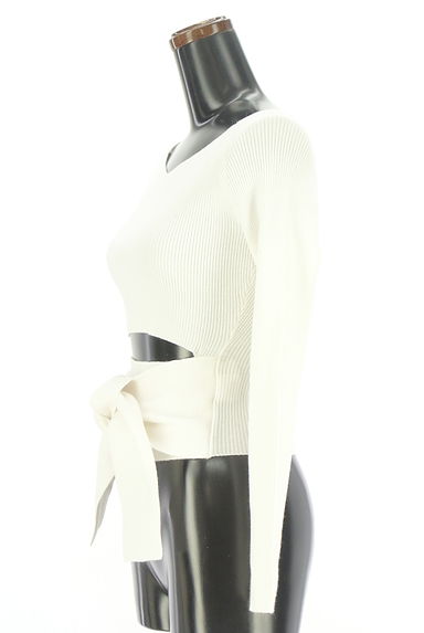 EMODA（エモダ）の古着「ウエスト見せリブニットトップス（ニット）」大画像３へ