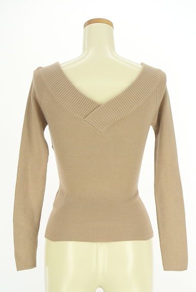 EMODA（エモダ）の古着「カシュクールリブVネックニットトップス（ニット）」大画像２へ