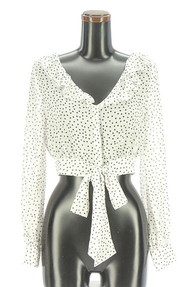 eimy istoire（エイミーイストワール）の古着「ドット柄シフォンブラウス（ブラウス）」大画像１へ
