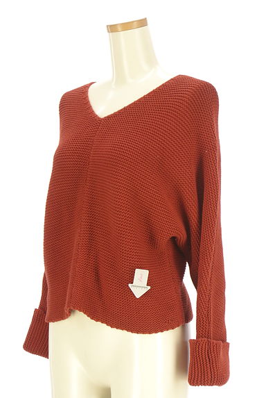 eimy istoire（エイミーイストワール）の古着「Vネックドルマンニットトップス（ニット）」大画像４へ