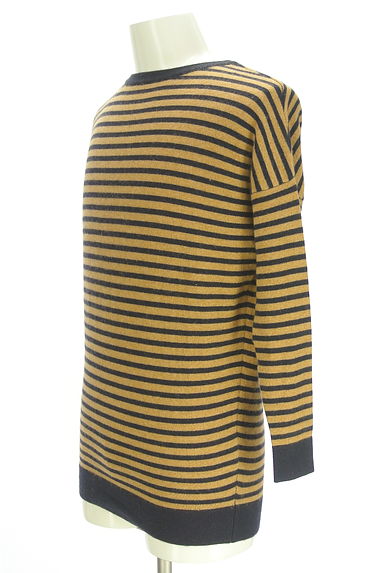 DEMYLEE（デミリー）の古着「ボーダー柄ニットトップス（ニット）」大画像３へ