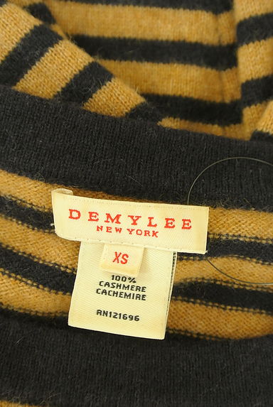 DEMYLEE（デミリー）の古着「ボーダー柄ニットトップス（ニット）」大画像６へ