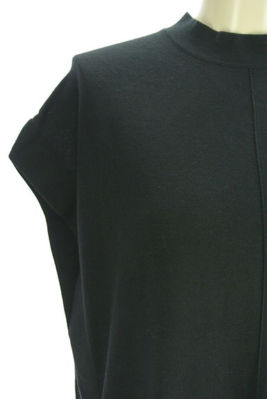 la.f...（ラエフ）の古着「モックネックノースリニットトップス（ニット）」大画像４へ