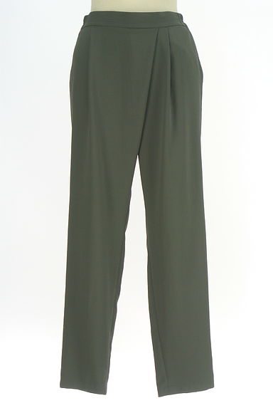 LAUTREAMONT（ロートレアモン）の古着「斜めタックストレッチテーパードパンツ（パンツ）」大画像１へ