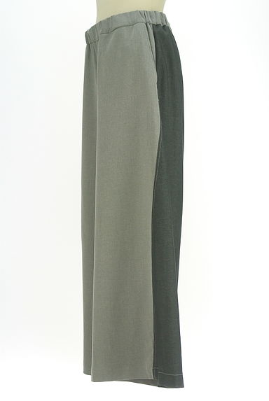 OSMOSIS（オズモーシス）の古着「loaf バイカラーワイドパンツ（パンツ）」大画像３へ