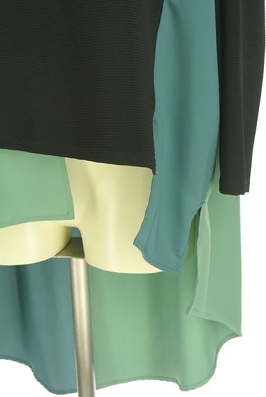 OSMOSIS（オズモーシス）の古着「別地切替イレギュラーヘムカットソー（カットソー・プルオーバー）」大画像５へ