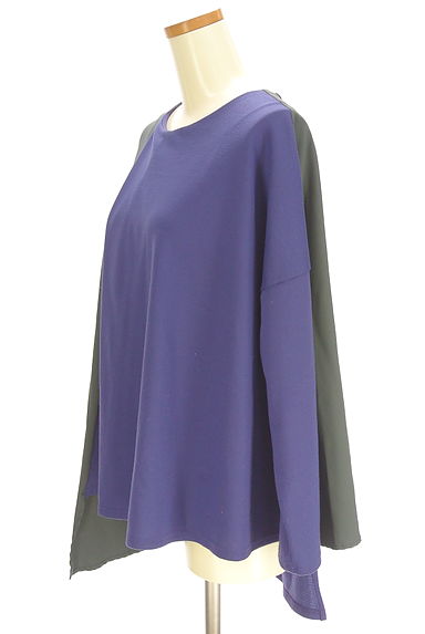 OSMOSIS（オズモーシス）の古着「イレギュラーヘムバイカラーカットソー（カットソー・プルオーバー）」大画像３へ