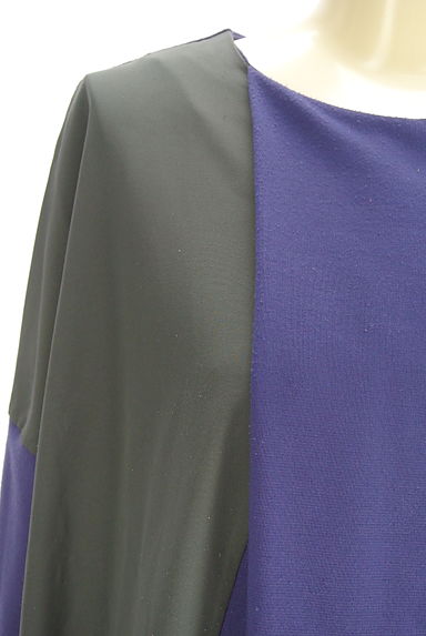 OSMOSIS（オズモーシス）の古着「イレギュラーヘムバイカラーカットソー（カットソー・プルオーバー）」大画像４へ