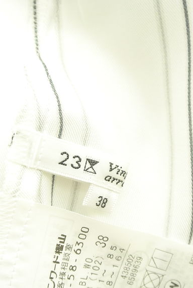 23区（ニジュウサンク）の古着「ストライプサテンブラウス（カットソー・プルオーバー）」大画像６へ