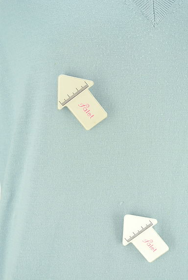 theory luxe（セオリーリュクス）の古着「Vネックニットトップス（ニット）」大画像５へ