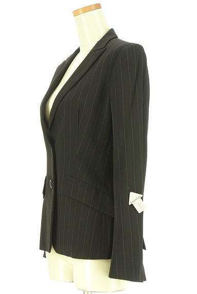 MAX MARA（マックスマーラ）の古着「ストレッチストライプジャケット（ジャケット）」大画像３へ