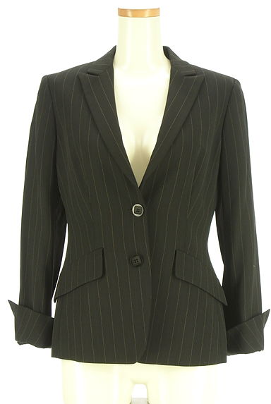 MAX MARA（マックスマーラ）の古着「ストレッチストライプジャケット（ジャケット）」大画像５へ