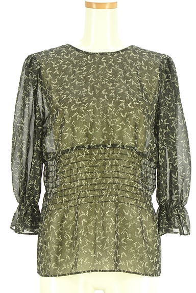 SHIPS（シップス）の古着「七分袖シアーブラウス（カットソー・プルオーバー）」大画像１へ