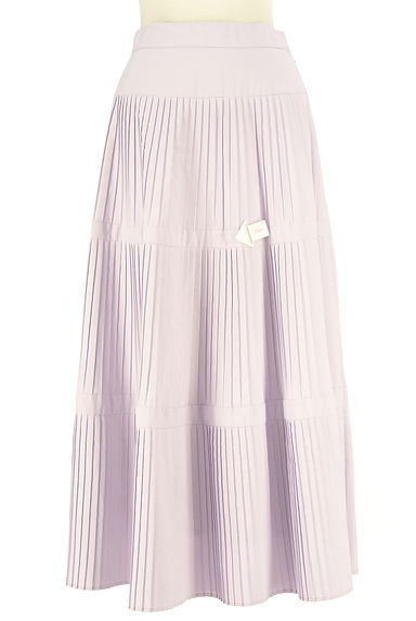 LOUNIE（ルーニィ）の古着「プリーツロングフレアスカート（ロングスカート・マキシスカート）」大画像４へ